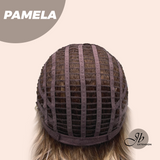 JBEXTENSION 14 Inches Ash Strawberry Blonde Women Fashion Full Machine Wig PAMELA【PERMATEASE】