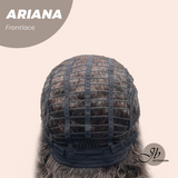 JBEXTENSION 16 Inches Deep Curly Dark Brown Pre-Cut Side Part Frontlace Glueless Black Sapphire Wig ARIANA【BENDY EAR TABS】