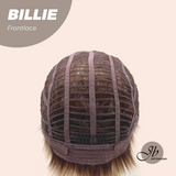 JBEXTENSION 9 Inches Pixie Cut Blonde Pre-Cut Frontlace Glueless Black Sapphire Wig BILLIE