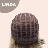 JBEXTENSION 18 Inches Blonde Women Fashion Full Machine Wig LINDA【PLUS PERMATEASE】【BENDY EAR TABS】