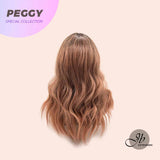 JBEXTENSION 22 Inches Peach Hair Colour Body Wave Without Bangs PEGGY