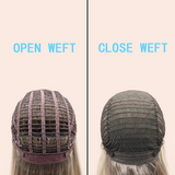 JBEXTENSION 23 Inches Water Chestnut Brown Pre-Cut 13X6 Free Part Snowflake Lace Frontlace Glueless Wig KARA PRO - WATER CHESTNUT BROWN【BENDY EAR TABS】