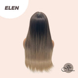 JBEXTENSION 26 Inches Nature Straight Ombre Mix Blonde Wig ELEN