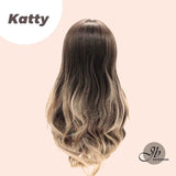 JBEXTENSION 26 Inch Meches Blonde Long Body Wave Ombre Wig KATTY