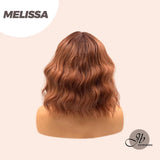 JBEXTENSION 14 Inches Short Copper Body Wave Wig MELISSA