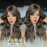 JBEXTENSION Peluca marrón natural con corte Bob de 10 pulgadas y flequillo JOAN