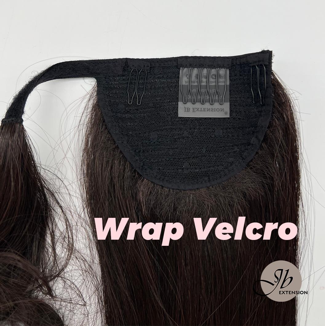 JBEXTENSION 21 Inch Clip Claw , Wrap in Wave Ponytail Extension for th ...