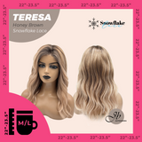[PRE-ORDER] JBEXTENSION 18 Inches Honey Brown Pre-Cut Snowflake Lace Frontlace Glueless Wig TERESA HONEY BROWN【PERMATEASE】【BENDY EAR TABS】- M/L