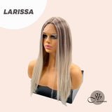 【PRE-ORDER】 JBEXTENSION 24 Inches Straight Cold Blonde With Mix Dark Highlight Frontlace Wig LARISSA