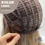 [PRE-ORDER] JBEXTENSION 18 Inches Butter Milk Pre-Cut Snowflake Lace Frontlace Glueless Wig KHLOE LONG BUTTER MILK【PERMATEASE】【BENDY EAR TABS】