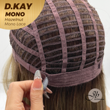 [PRE-ORDER] JBEXTENSION D.KAY MONO Partial Monofilament Wig 18 Inches Hazelnut Partial Mono Lace Glueless Women Fashion Wig D.KAY MONO HAZELNUT【BENDY EAR TABS】