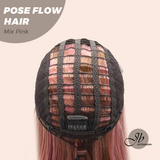 JBEXTENSION 18 Inches Mix Pink Headband Wig POSE FLOW HAIR - MIX PINK