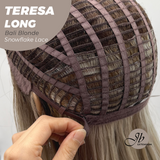 [PRE-ORDER] JBEXTENSION 22 Inches Long Bali Blonde Pre-Cut Snowflake Lace Frontlace Glueless Wig TERESA LONG BALI BLONDE【PERMATEASE】【BENDY EAR TABS】