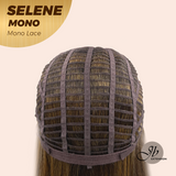 HOT OF SEASON -  SELENE MONO Monofilament Handmade Wig 6X5 Full Monofilament Hand Tied Top Wig 25 Inches Caramel Mono Lace Wig With Anti-slip Silicone Strips Glueless Wig SELENE MONO