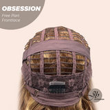 Nichole's Selection - 24 Inches Brown With Highlight Wave 13X6 Pre-Cut Free Part Frontlace Glueless Wig OBSESSION