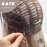[PRE-ORDER] JBEXTENSION 24 Inches Butter Milk Pre-Cut T Part Snowflake Lace Frontlace Glueless Wig KATE【BENDY EAR TABS】