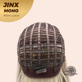 JBEXTENSION JINX MONO Monofilament Handmade Wig 6X5 Full Monofilament Hand Tied Top Wig 12 Inches Blonde Mono Lace Wig With Anti-slip Silicone Strips Glueless Wig JINX MONO【BENDY EAR TABS】