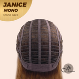 [PRE-ORDER] HOT OF SEASON -  JANICE MONO Full Monofilament Wig 20 Inches Copper Mono Lace Wig With Anti-slip Silicone Strips Glueless Wig JANICE MONO