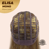 HOT OF SEASON - JBEXTENSION ELISA MONO Monofilament Handmade Wig 6X5 Full Monofilament Hand Tied Top Wig 16 Inches Crème Caramel Mono Lace Wig With Anti-slip Silicone Strips Glueless Wig ELISA MONO