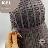 [PRE-ORDER] JBEXTENSION 22 Inches Grey Pre-Cut Snowflake Lace Frontlace Glueless Wig KEL GREY