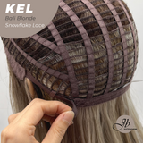 [PRE-ORDER] JBEXTENSION 22 Inches Bali Blonde Pre-Cut Snowflake Lace Frontlace Glueless Wig KEL BALI BLONDE【PERMATEASE】【BENDY EAR TABS】