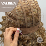 JBEXTENSION 18 Inches Deep Curly Raw Sugar Blonde Pre-Cut Snowflake Lace Frontlace Glueless Wig VALERIA【PERMATEASE】