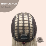 JBEXTENSION 18 Inches Curly Ash Blonde Headband Wig HAIR-ATHON - ASH BLONDE