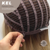 JBEXTENSION 22 Inches Panna Cotta Pre-Cut Snowflake Lace Frontlace Glueless Wig KEL PANNA COTTA【PERMATEASE】