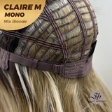 [PRE-ORDER] JBEXTENSION CLAIRE MONO MIX BLONDE Partial Monofilament Wig 22 Inches Mix Blonde Partial Mono Lace Glueless Wig Claire Mono Mix Blonde