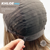 JBEXTENSION 12 Inches Bob Cut Bright Hazelnut Pre-Cut 13X6 Free Part Snowflake Lace Frontlace Glueless Wig KHLOE PRO - BRIGHT HAZELNUT【BENDY EAR TABS】