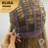 HOT OF SEASON - JBEXTENSION ELISA MONO Monofilament Handmade Wig 6X5 Full Monofilament Hand Tied Top Wig 16 Inches Crème Caramel Mono Lace Wig With Anti-slip Silicone Strips Glueless Wig ELISA MONO