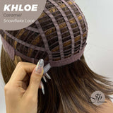 Nichole's Selection - 12 Inches Bob Cut Caramel Pre-Cut Snowflake Lace Frontlace Glueless Wig KHLOE LACE