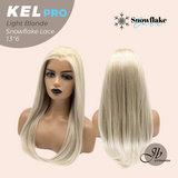 [PRE-ORDER] JBEXTENSION 22 Inches Light Blonde Pre-Cut 13X6 Free Part Snowflake Lace Frontlace Glueless Wig KEL PRO - LIGHT BLONDE【BENDY EAR TABS】