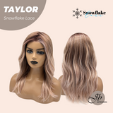 JBEXTENSION 18 Inches Apricot Pre-Cut Snowflake Lace Frontlace Glueless Wig TAYLOR【PERMATEASE】【BENDY EAR TABS】
