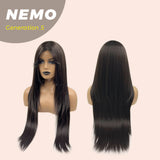 JBEXTENSION GENERATION FIVE 28 Inches Hime Cut Midnight Brown( Black/Brown) Wig NEMO G5