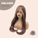 JBEXTENSION 26 Inches Camel Pink Curly Wig MELANIE CAMEL PINK