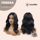 [PRE-ORDER] JBEXTENSION 18 Inches Natural Black Pre-Cut Snowflake Lace Frontlace Glueless Wig TERESA NATURAL BLACK