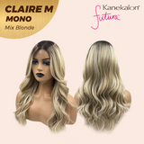 [PRE-ORDER] JBEXTENSION CLAIRE MONO MIX BLONDE Partial Monofilament Wig 22 Inches Mix Blonde Partial Mono Lace Glueless Wig Claire Mono Mix Blonde