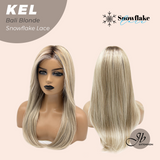 [PRE-ORDER] JBEXTENSION 22 Inches Bali Blonde Pre-Cut Snowflake Lace Frontlace Glueless Wig KEL BALI BLONDE【PERMATEASE】【BENDY EAR TABS】