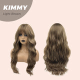 JBEXTENSION 24 Inches Light Brown Body Wave Wig KIMMY LIGHT BROWN