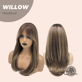 JBEXTENSION 22 Inches Natural Style Hazelnut Wig WILLOW HAZELNUT