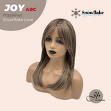 JBEXTENSION 19 Inches Hazelnut Pre-Cut Arc Snowflake Lace Frontlace Glueless Wig JOY HAZELNUT【BENDY EAR TABS】