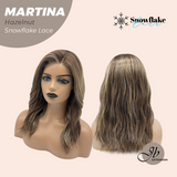 [PRE-ORDER] JBEXTENSION 17 Inches Wave Hazelnut Pre-Cut Side Part Snowflake Lace Frontlace Glueless Wig MARTINA HAZELNUT【BENDY EAR TABS】