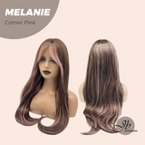 JBEXTENSION 26 Inches Camel Pink Curly Wig MELANIE CAMEL PINK