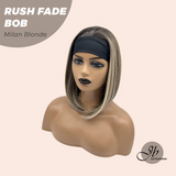 JBEXTENSION 12 Inches Short Hair Milan Blonde Headband Wig RUSH FADE BOB - MILAN BLONDE