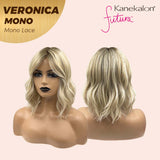 [PRE-ORDER] JBEXTENSION VERONICA MONO Full Monofilament Wig 12 Inches Blonde Wave Mono Lace Wig With Anti-slip Silicone Strips Glueless Wig Veronica Mono