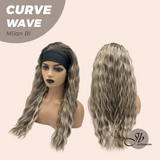 JBEXTENSION 26 Inches Long Wave Milan Blonde Headband Wig CURVE WAVE - MILAN BLONDE