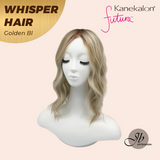 JBEXTENSION 14inch|18inch Clip-In Snowflake Lace Wave Straight Hair Topper Monofilament– Crown & Hairline Coverage WHISPERHAIR