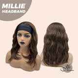 JBEXTENSION 16 Inches Wave Mocha Headband Wig MILLIE HEADBAND