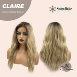 [PRE-ORDER] JBEXTENSION 22 Inches Mix Blonde Pre-Cut Snowflake Lace Frontlace Glueless Wig CLAIRE SNOWFLAKE【PERMATEASE】